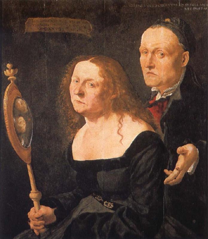  The painter Hans Burgkmair and his wife Anna,nee Allerlai